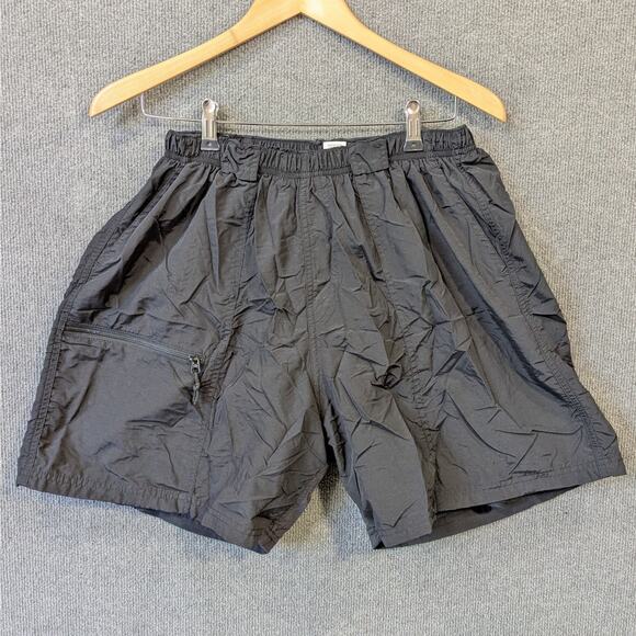 LL Bean Shorts Womens Large Padded Lined Trail Cycling Mountain Biking Nylon - Picture 1 of 10